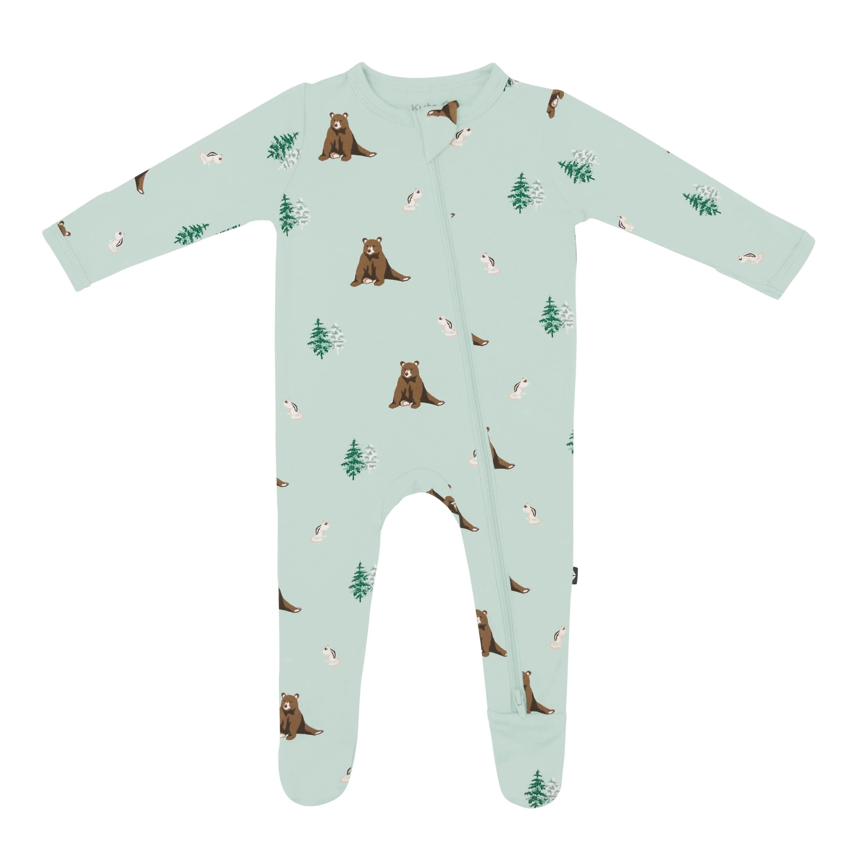 Zippered Footie in Trail | Kyte BABY