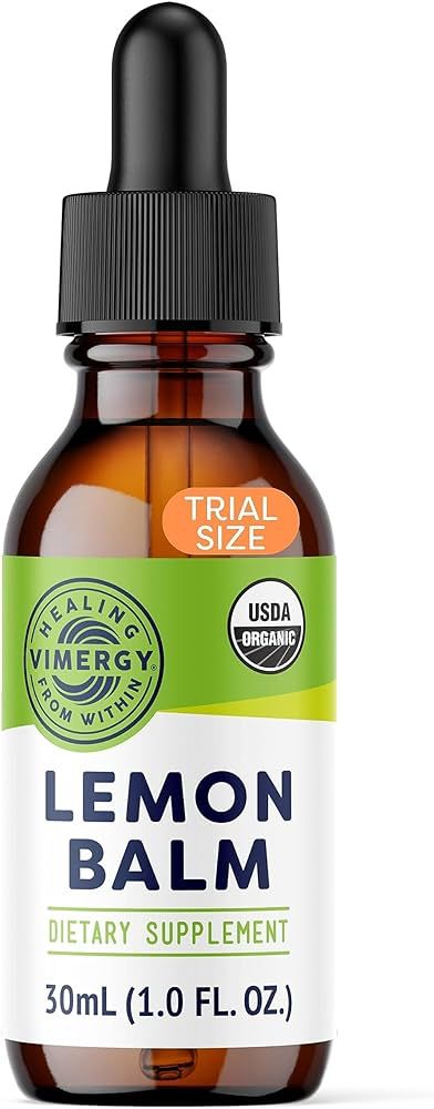 Amazon.com: Vimergy USDA Organic Lemon Balm Extract, 30 Servings – Supports Calm and Relaxed Fe... | Amazon (US)