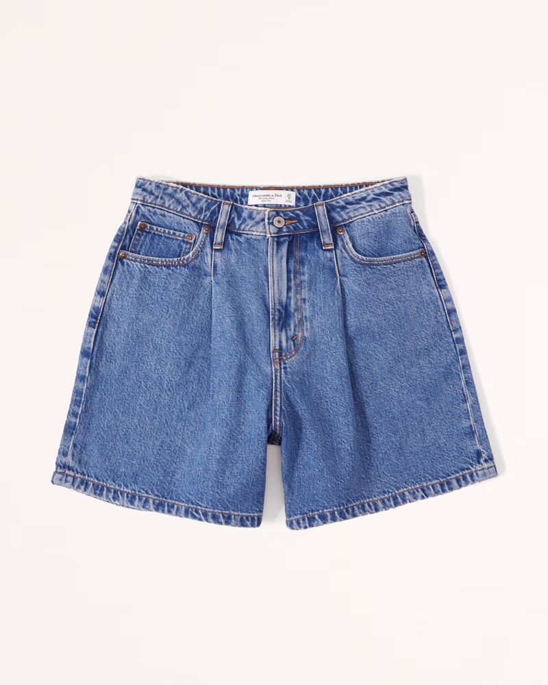 Curve Love High Rise Loose Short | Abercrombie & Fitch (US)