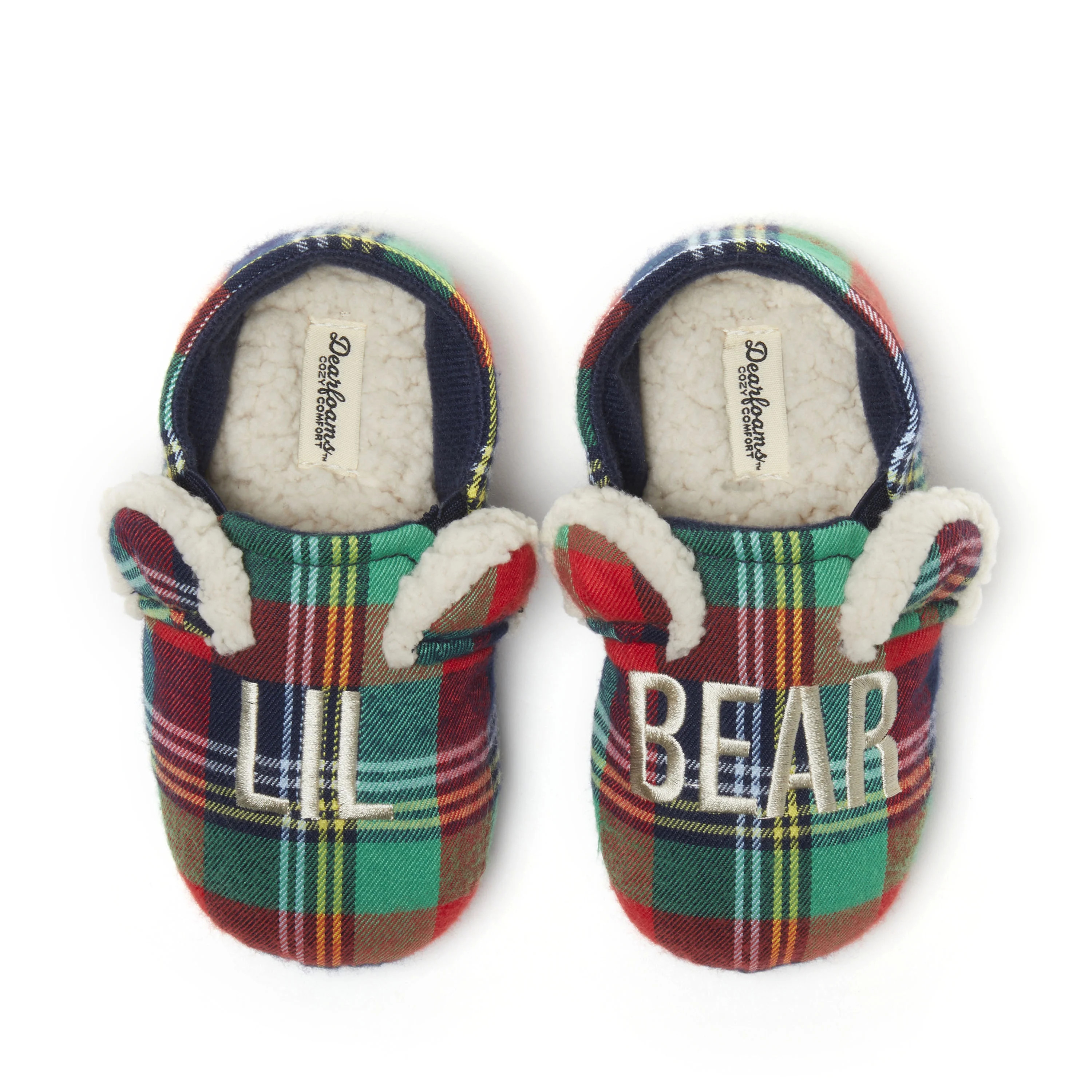 Dearfoams Family Bear Matching Comfort Slippers, Sizes Baby to Adult - Walmart.com | Walmart (US)