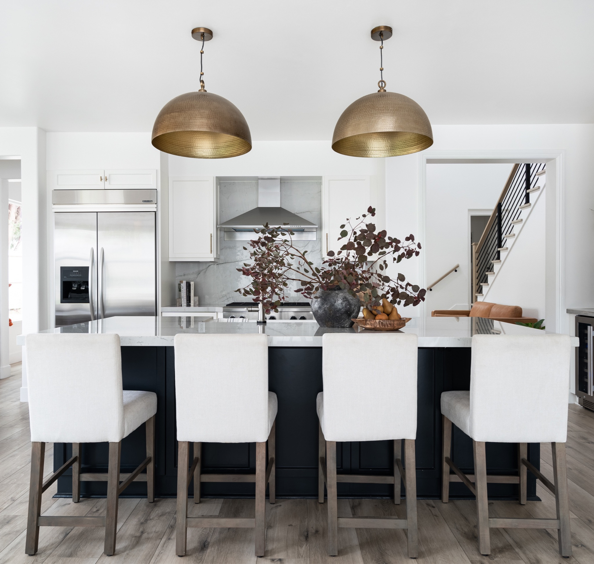 Fresh neutral kitchen with a modern coastal design. 

#kitcheninspo #homedecor #interiordesign #kitchen 

#LTKSeasonal #LTKhome #LTKunder100