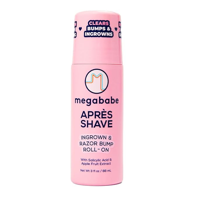 Megababe Après Shave (3.0 fl oz) | Post-Shave & Waxing | Ingrown Hair & Razor Bump Roll-On Treat... | Amazon (US)