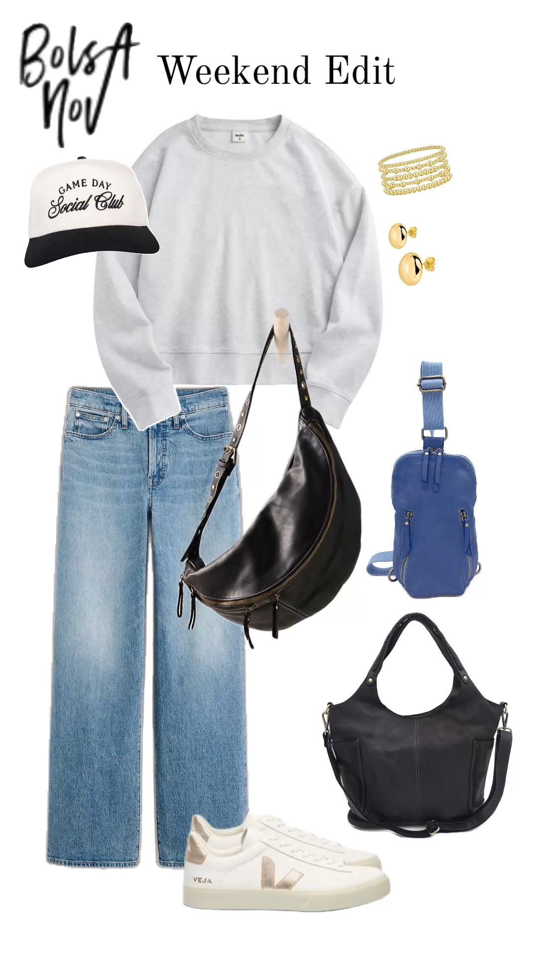 Casual weekend outfit with #bolsanovahandbags 

#LTKItBag #LTKStyleTip #LTKOver40
