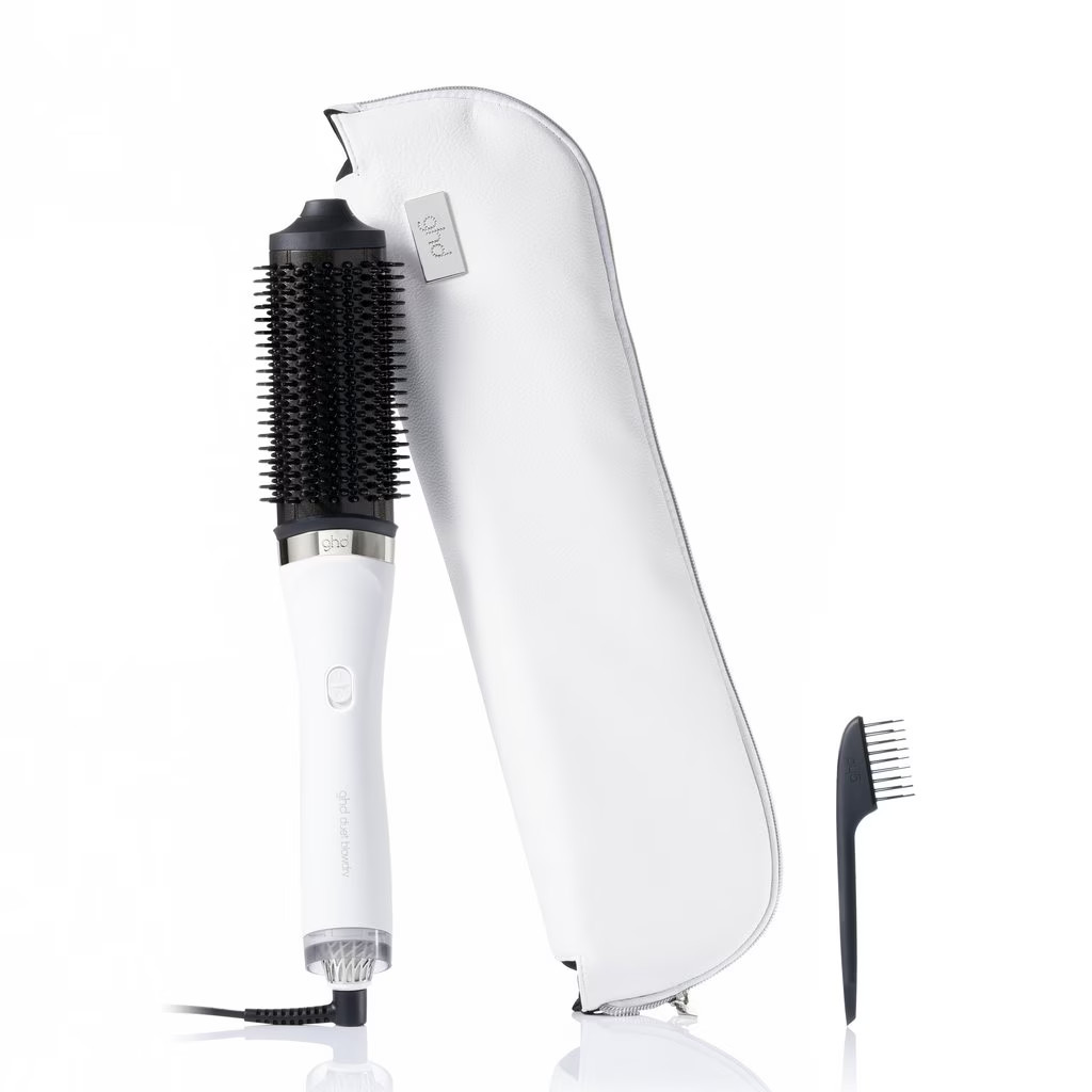 White Hair Dryer Brush for Wet to Dry Styling | ghd Duet Blowdry | ghd (US)