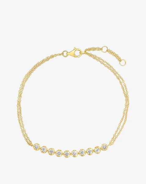 Double Chain Diamond Bracelet | Ring Concierge