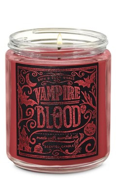 New Bath & Body Works Red Wax Vampire Blood Halloween Single Wick Candle 7 oz | eBay US