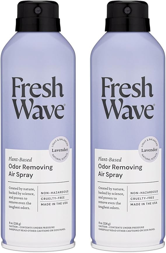 Fresh Wave Lavender Odor Eliminator Spray & Air Freshener, 8 oz. | Pack of 2 | Non-Aerosol, Fine ... | Amazon (US)
