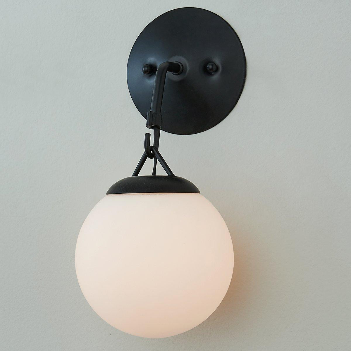 Hooked Globe Sconce | Shades of Light