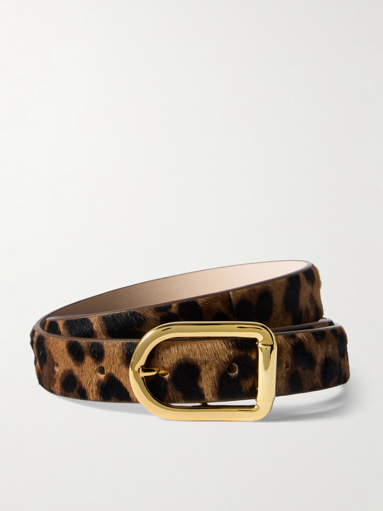 Déhanche - Mija Leopard-print Calf Hair Belt - Animal Print | NET-A-PORTER (US)
