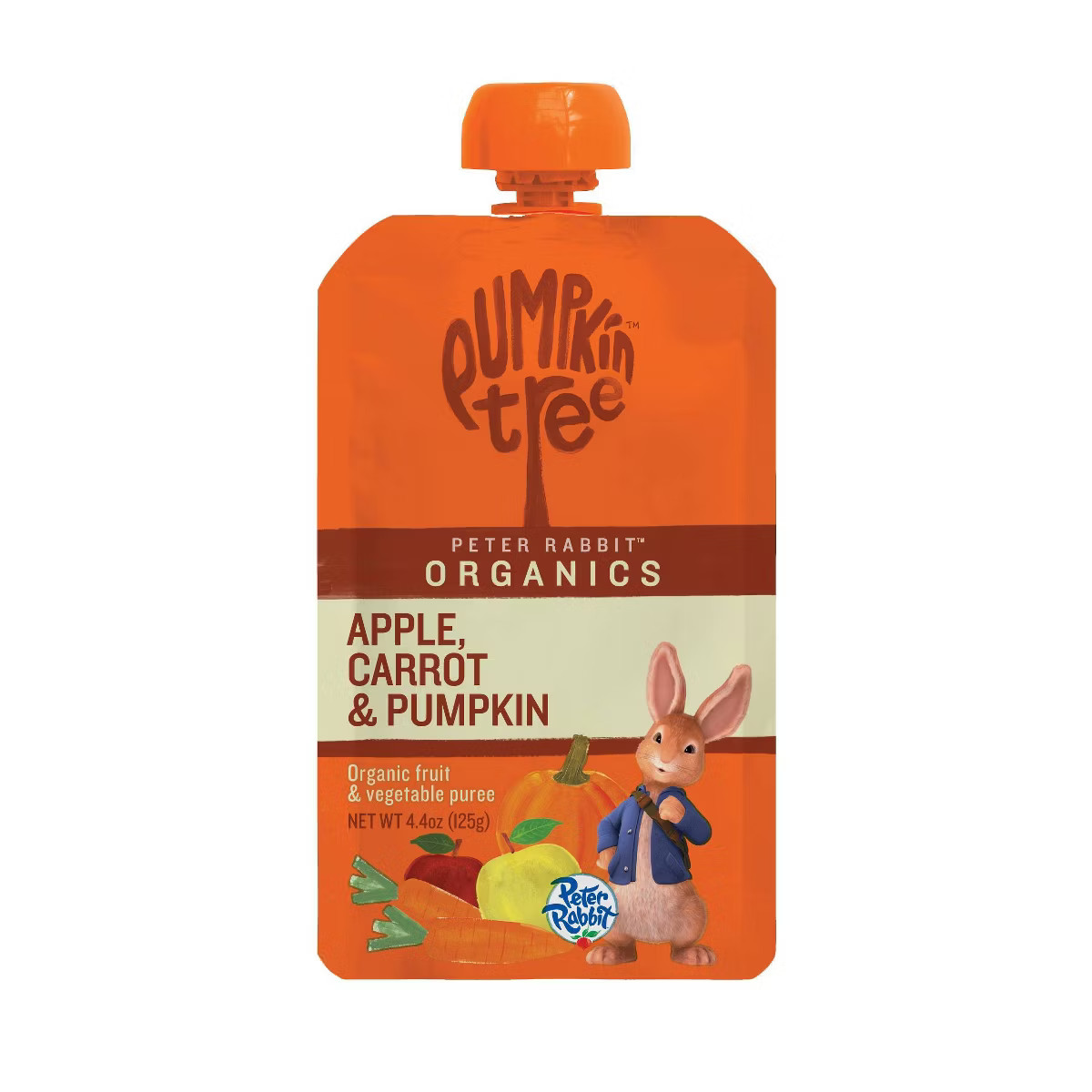 Peter Rabbit Organics Apple Carrot & Pumpkin Baby Food Pouch - 4.4oz | Target