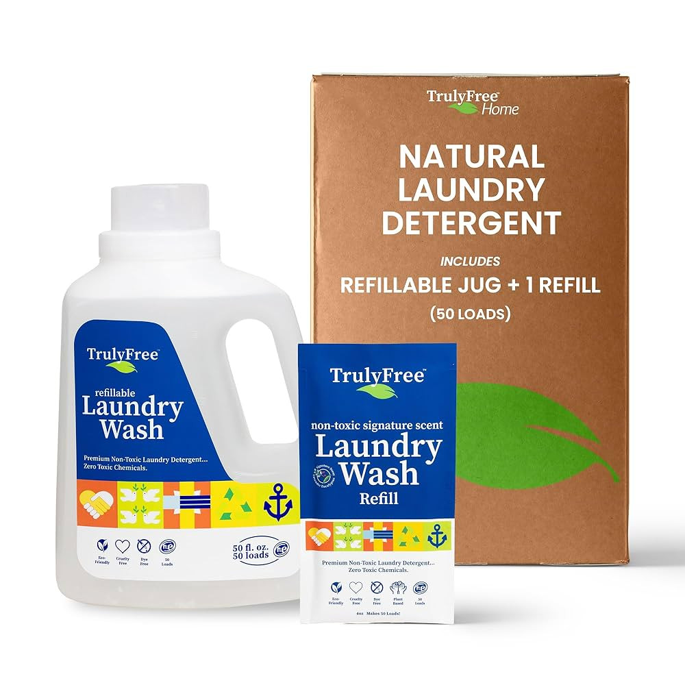 Laundry Detergent for Sensitive Skin | Gentle & Safe for Baby Clothes | Plant-Based | Easy to Dis... | Amazon (US)