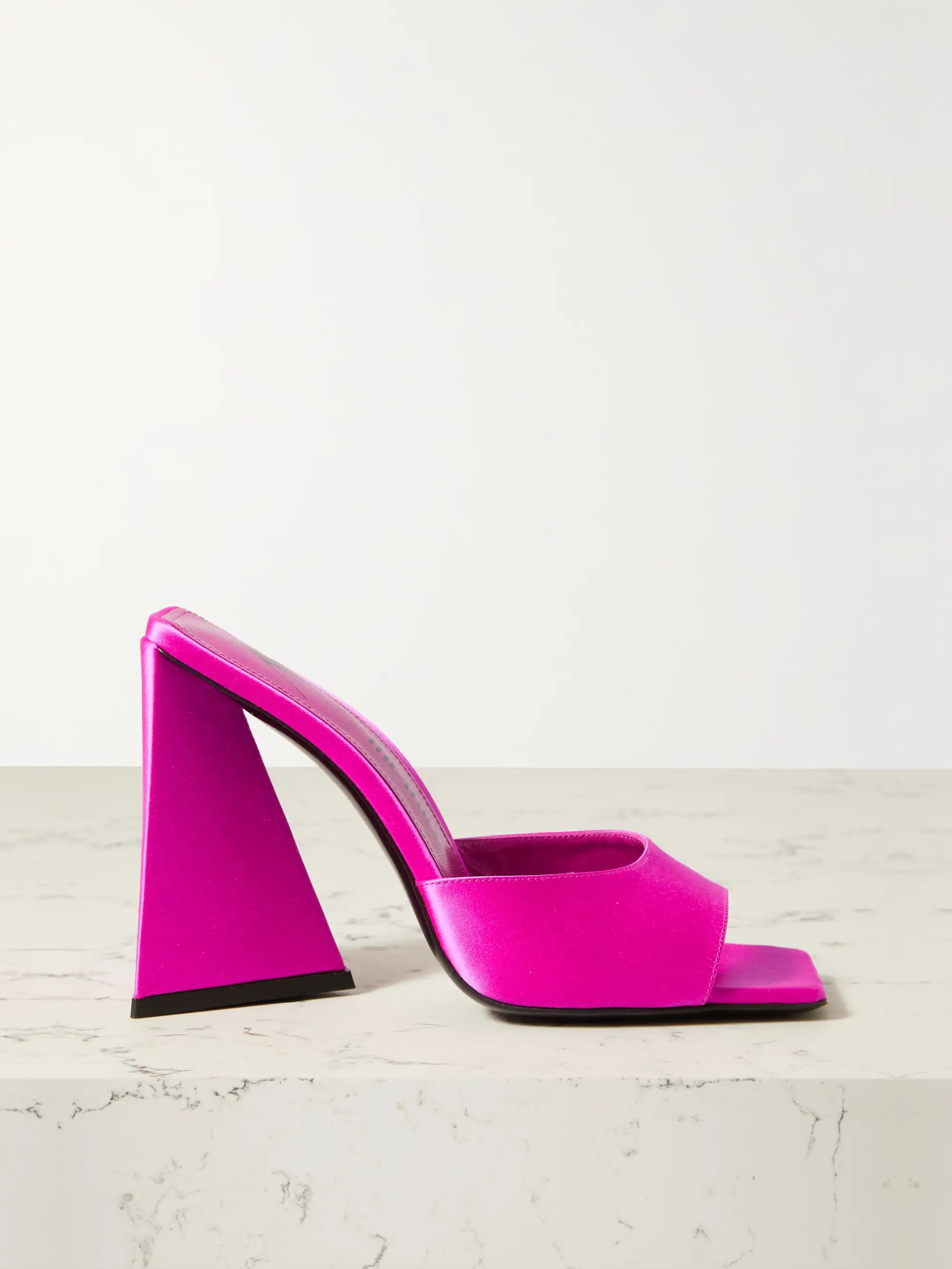 Devon satin mules | NET-A-PORTER (US)
