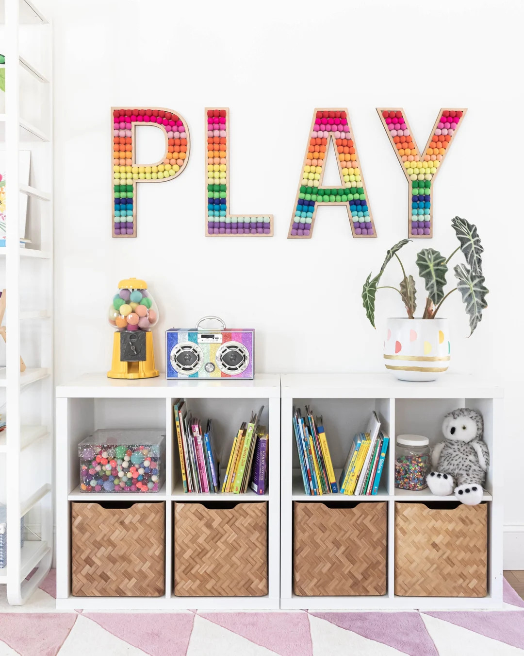 Tall rainbow PLAY room letters | Etsy (US)