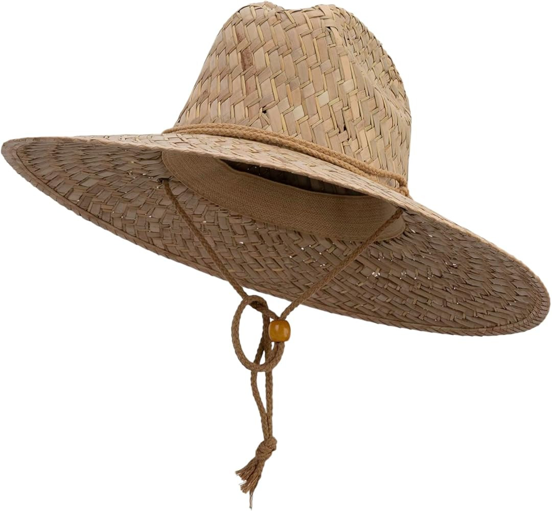 Wide Brim Straw Hats-Natural Palm | Amazon (US)