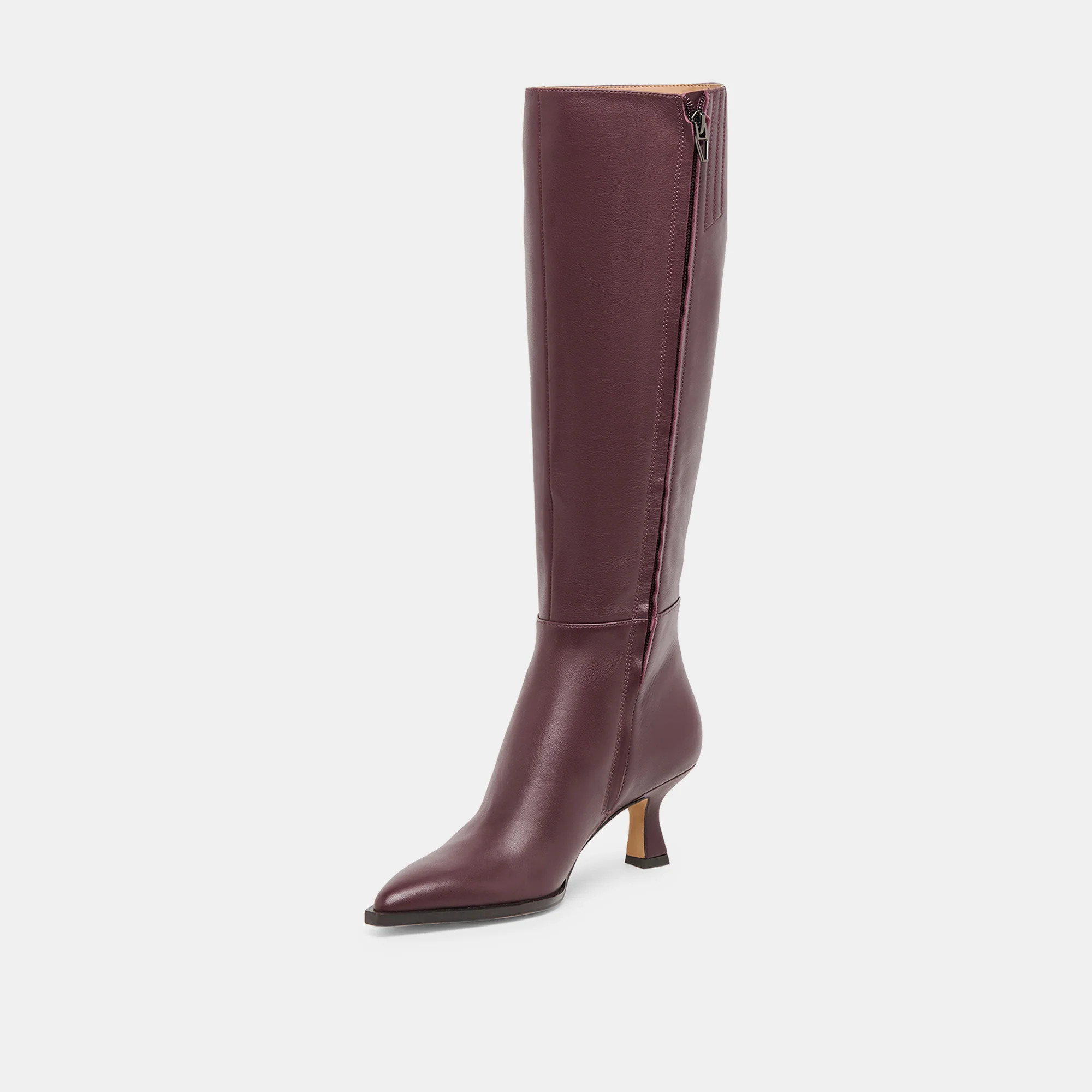 Auggie Wine Leather Boots | Dolce Vita | DolceVita.com
