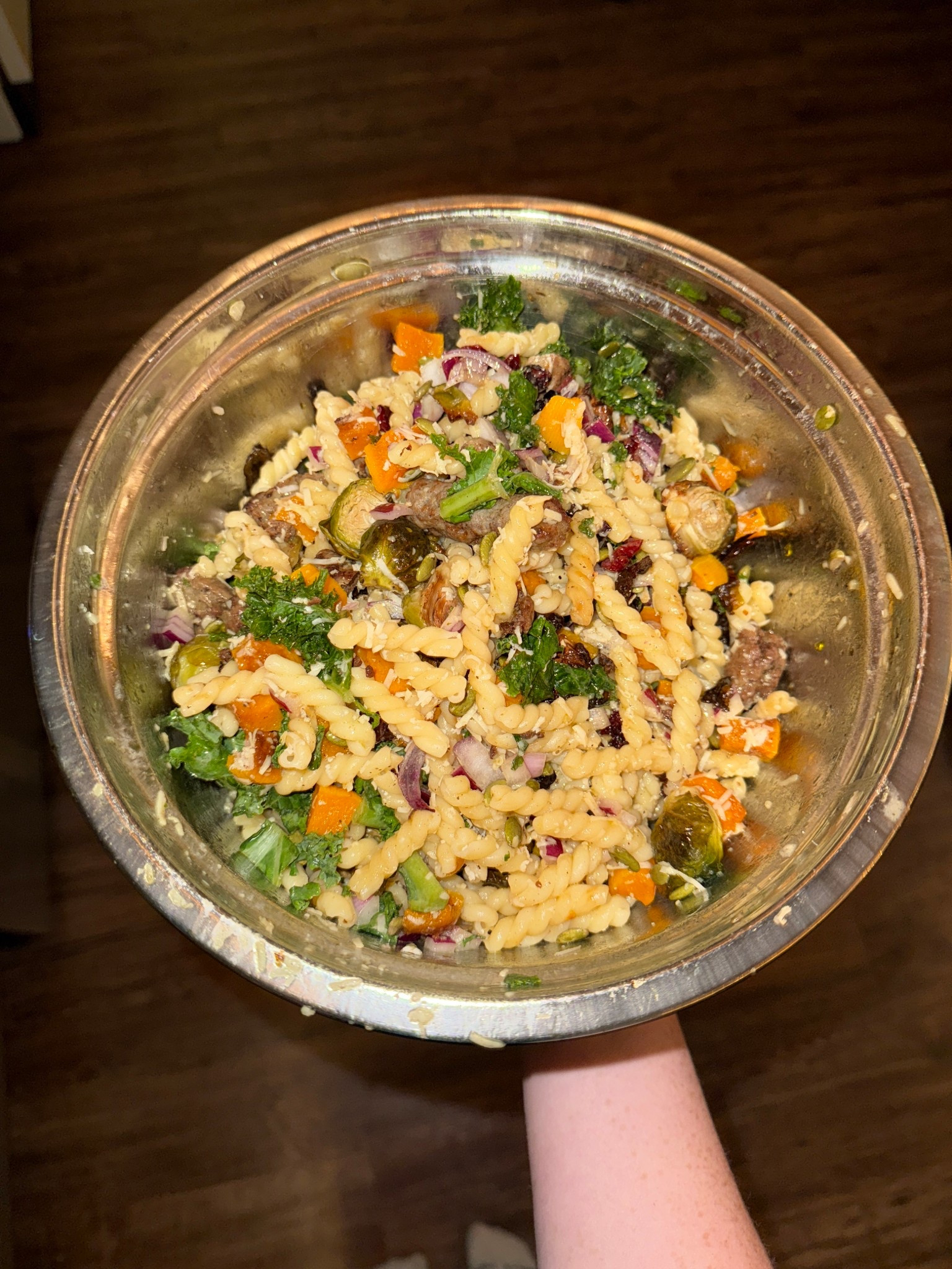 made the @nourishedbynic fall harvest pasta salad!!



#LTKSeasonal #LTKFindsUnder50 #LTKHome