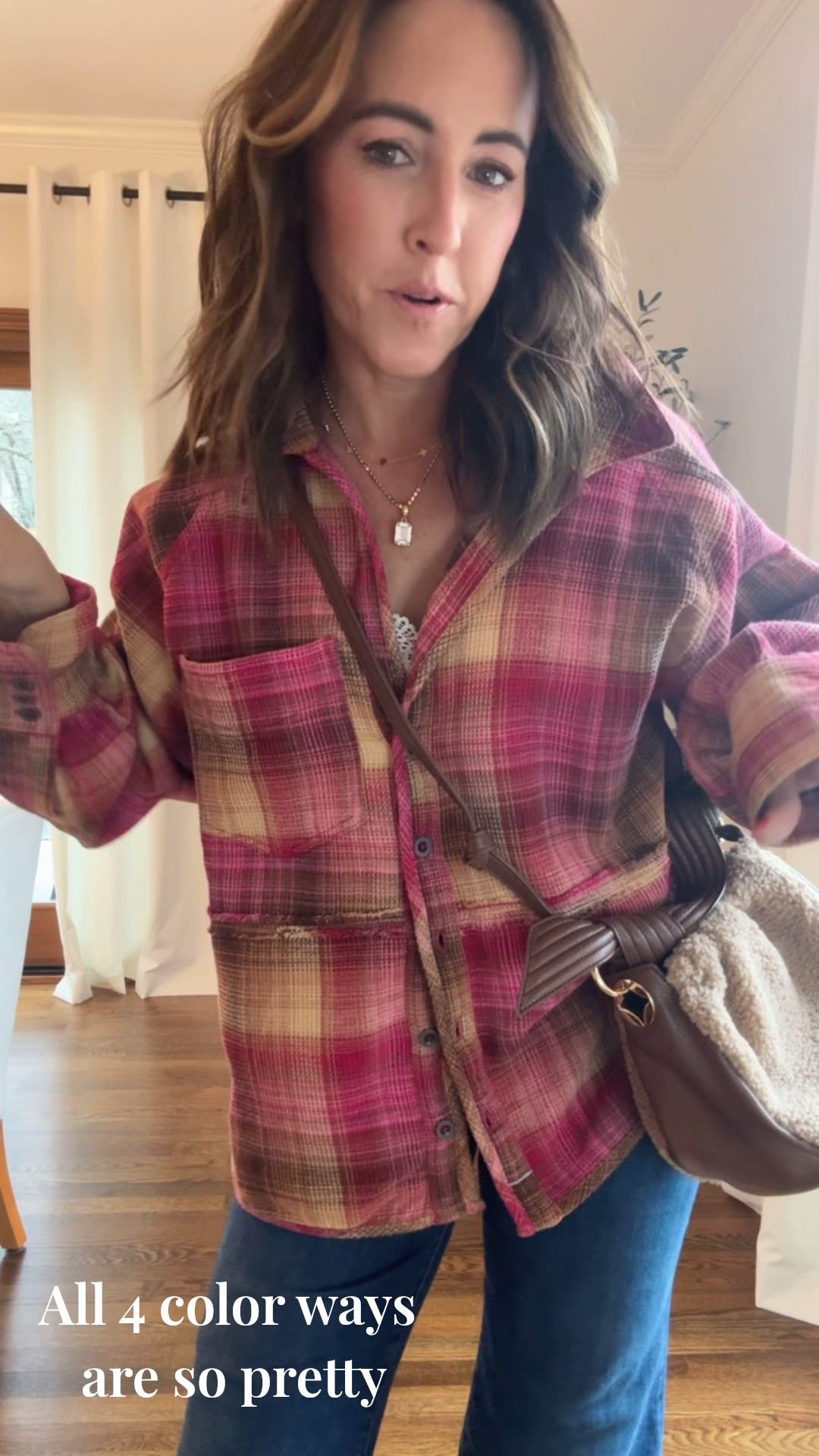 XS in plaid. SO pretty 
4 color ways 

#LTKSeasonal #LTKHoliday