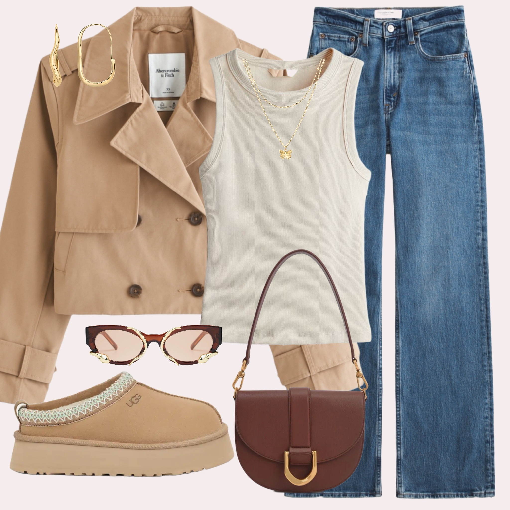 Neutral tone fall outfit info

Abercrombie denim with Ugg tazz is the relax comfy pairing of the season

#fallfashion #fallootd #denimoutfit #falloutfitinspo

#LTKSeasonal #LTKItBag #LTKStyleTip