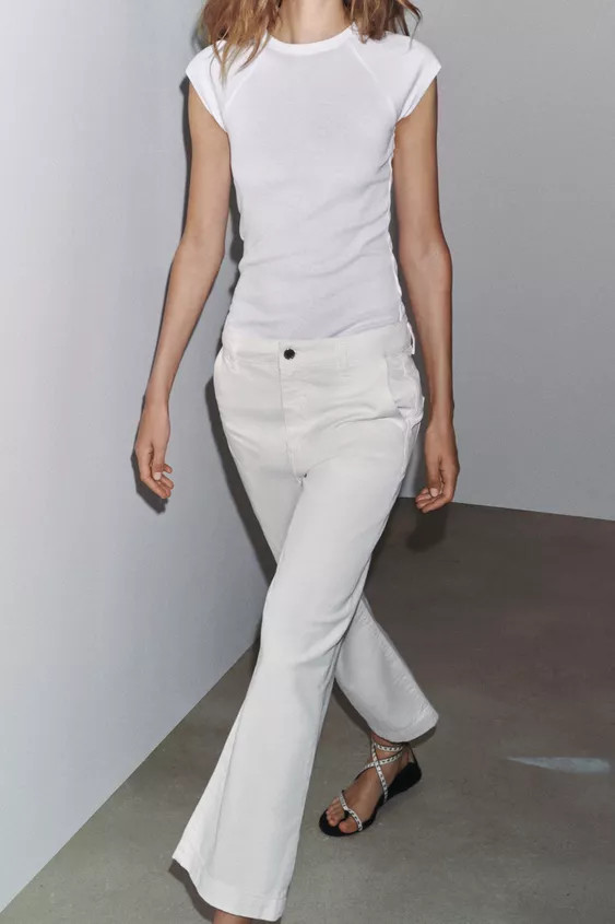 WASHED COTTON T-SHIRT | Zara US