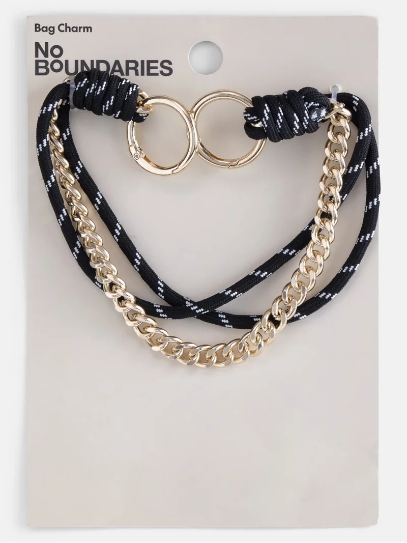 No Boundaries Game Day Swag Chain Charm for Bags, Black | Walmart (US)