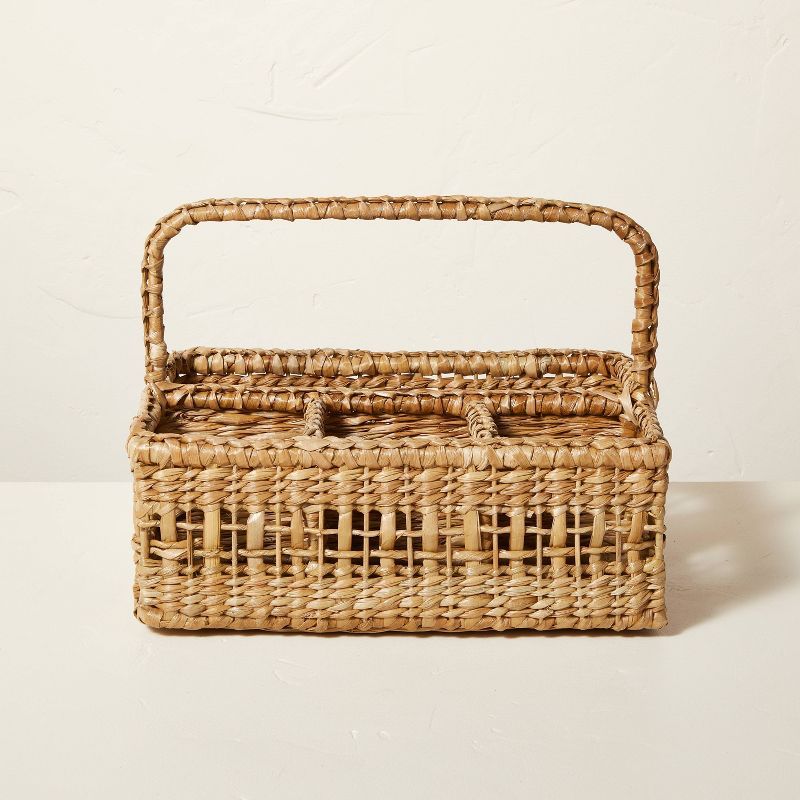 Natural Woven Caddy - Hearth & Hand™ with Magnolia | Target