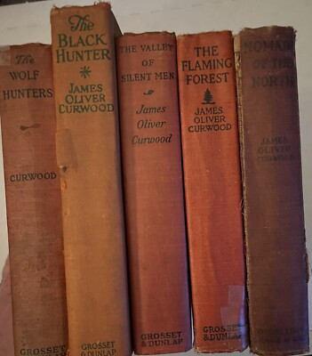 James Oliver Curwood Vintage Hardbacks- Lot Of 5 - Red Lot | eBay US