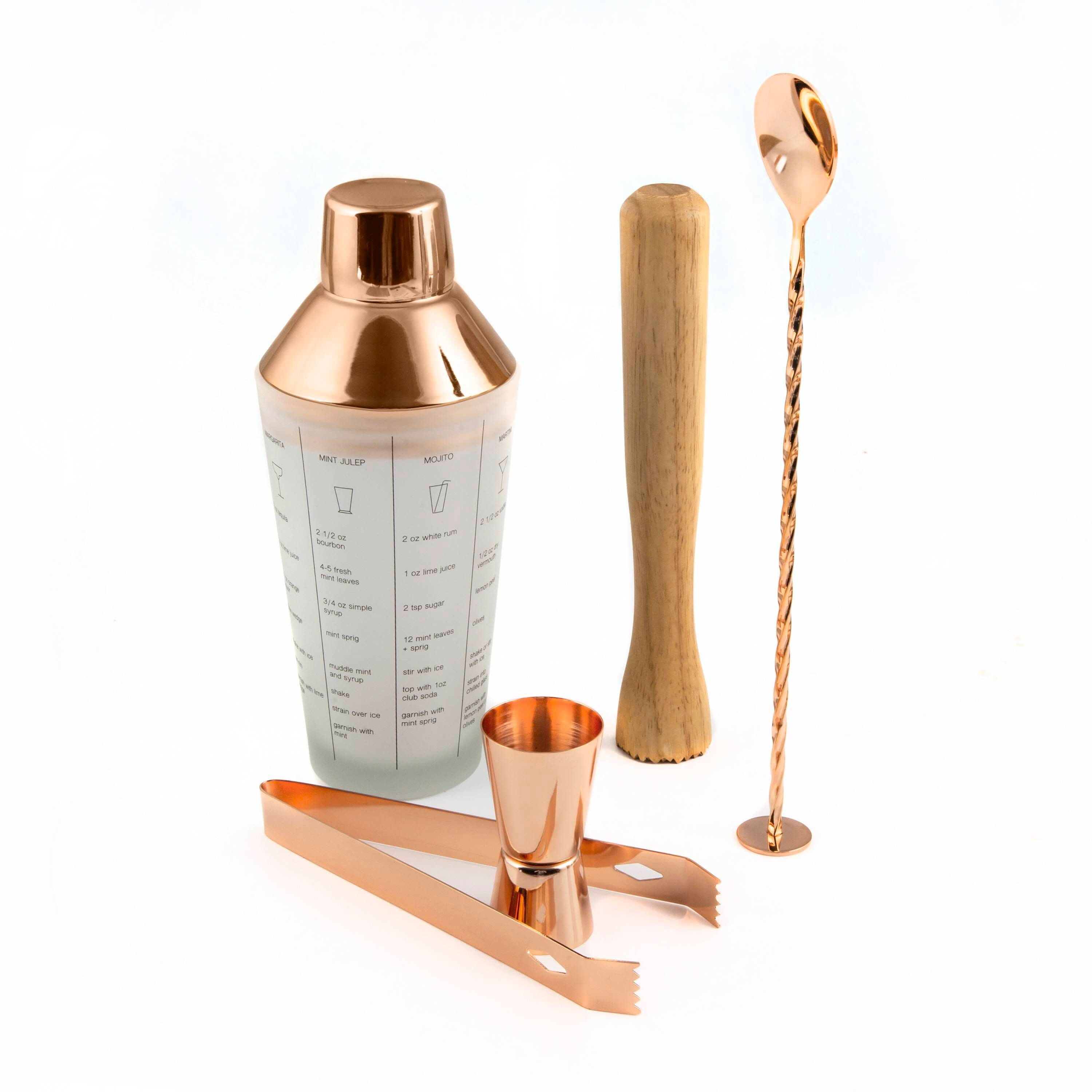 5-Piece Copper Mixology Set | Bed Bath & Beyond
