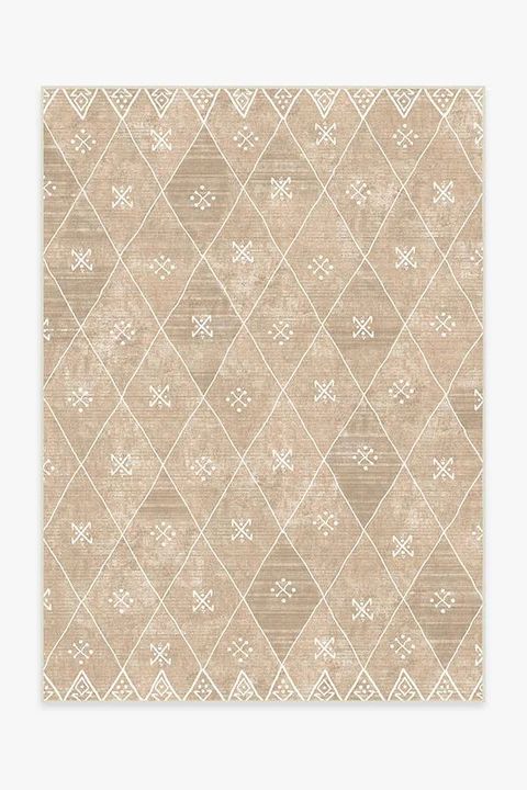 Kavi Diamond Rose Gold Rug | Ruggable