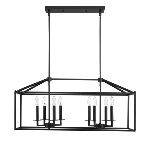 Franceschi 8 - Light Dimmable Lantern Geometric Chandelier | Wayfair North America