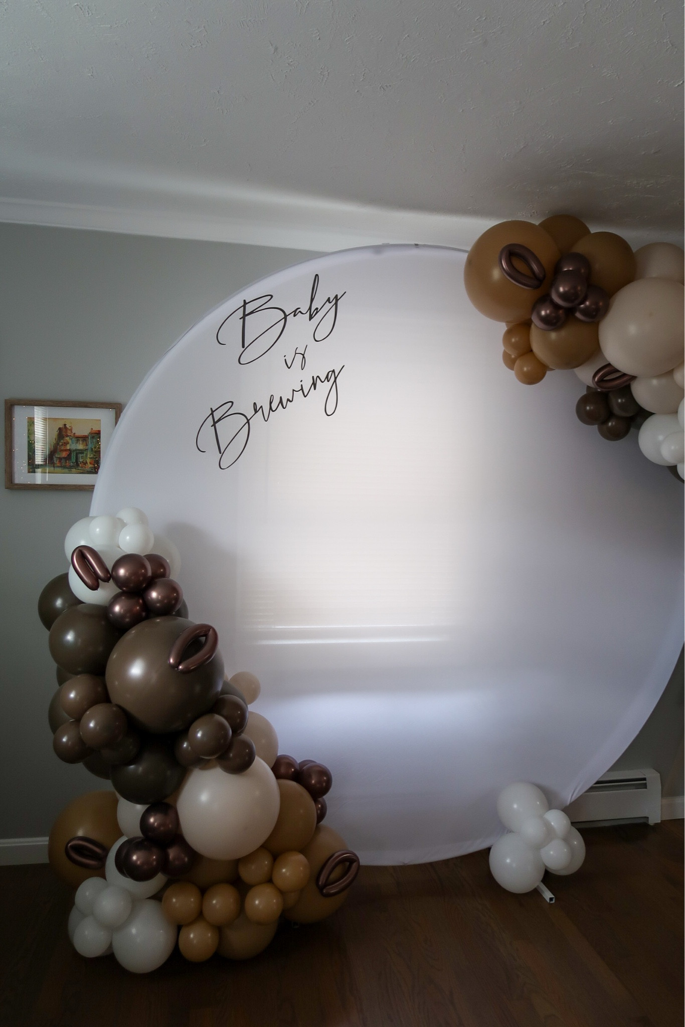 A Baby is Brewing | Baby Shower Balloon Backdrop ☕️ 

#LTKBaby #LTKHome #LTKFindsUnder50
