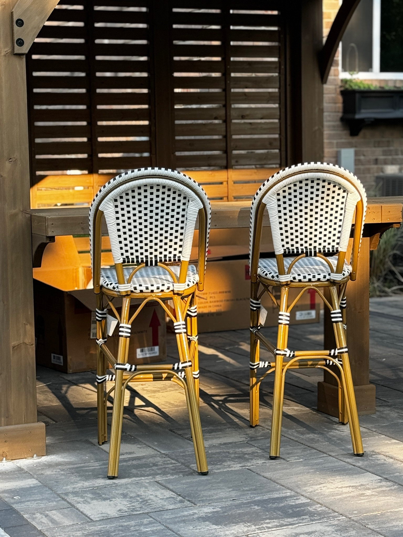 Getting patio ready with these beautiful bistro barstools from Home Depot  

#LTKSeasonal