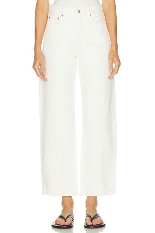 AGOLDE Arc Jean in Cream | FWRD 