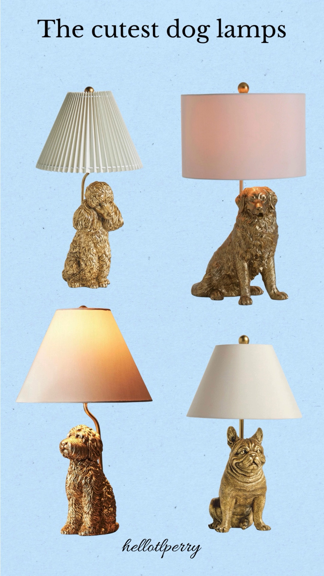 These lamps have my heart. They would be a great gift for a dog lover.

#LTKHome #LTKgrwm