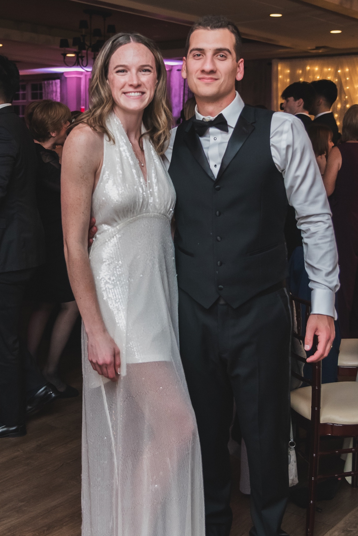 My reception dress! I decided literally a week before the wedding, after feeling how heavy my first dress was bustled, that I needed to be more free for dancing. I’m so glad I did!! This dress is sparkly, light, sexy & classy, and just under $300. Perfection ✨

Wedding Reception Dress for Bride | Reception Dress | Second dress | Bridal Dress | White sequin dress | White formal dress | halter formal dress | Anthropologie Wedding | Anthropologie dress | White Dress 

#LTKstyletip #LTKwedding