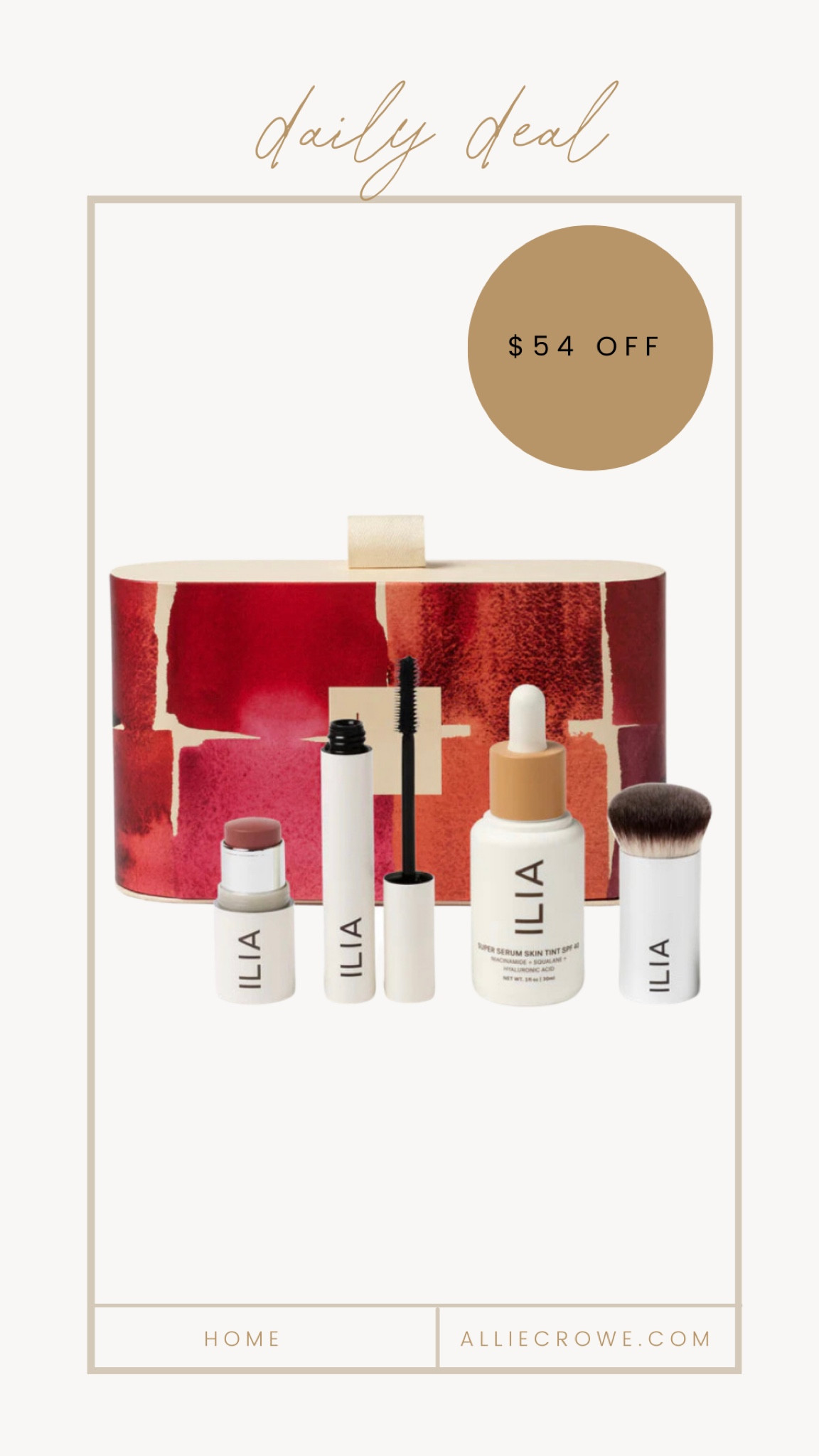 My FAVORITE clean makeup is on sale! I use color ST7 in the skin tint.
#cleanbeauty #ilia #makeup #cleanmakeup
#ltkbeauty #ltksale

#LTKGiftGuide #LTKHoliday #LTKCyberWeek