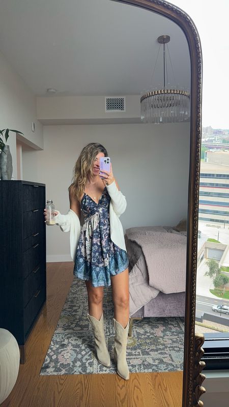 free People concert dress and boots barefoot dreams, soft, casual cardigan
wearing smalls
dibs: use code emerson [good life gold and strawberry summer] loving tan: use code emerson 

#LTKTravel #LTKFindsUnder50 #LTKStyleTip