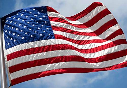 VIPPER American Flag 3x5 FT Outdoor - USA Heavy duty Nylon US Flags with Embroidered Stars, Sewn ... | Amazon (US)