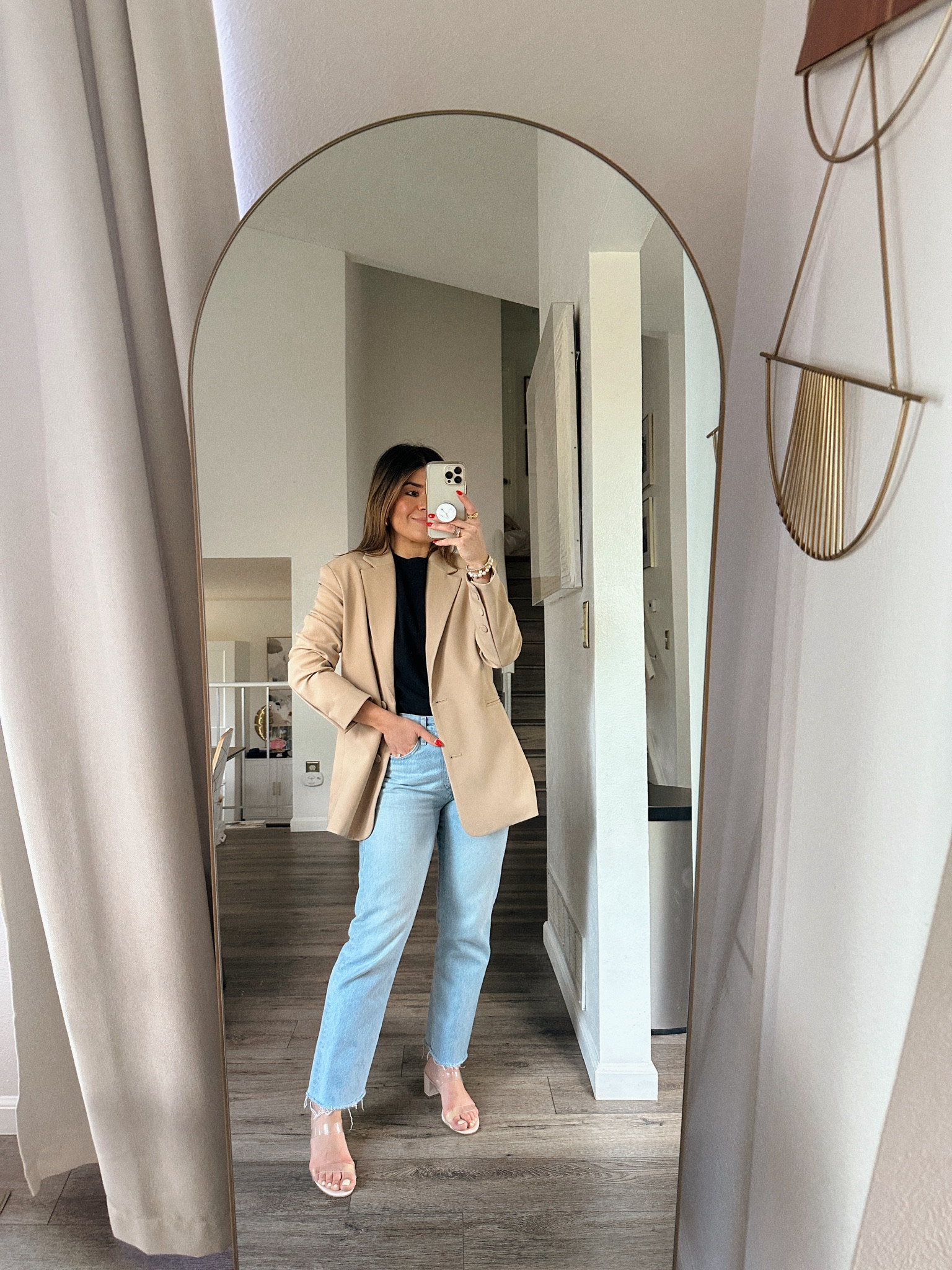 Add a blazer to your basic outfits for a polished look! 
This is my favorite black tee! Also available in more colors! 
Tee size xs
Jeans size 25
Blazer is sold out. Linked almost identical ones 

#LTKFindsUnder50 #LTKShoeCrush #LTKFindsUnder100