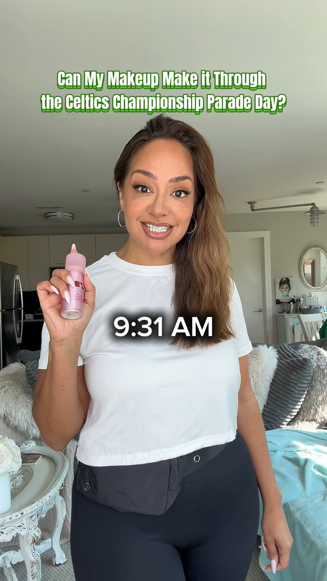 My makeup lasted 12 hours through heat, humidity, crowds and many drinks. 10/10 recommend and Go C’s! 🍀🏀🏆 

#ontildawn 
#settingspray 
#settingspraytest 
#makeupsettingspray 
#onesizebeauty 
#onesizesettingspray 

#LTKBeauty #LTKStyleTip #LTKFindsUnder50