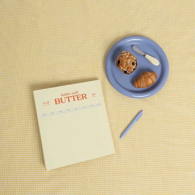 Pearhead 1.5" Round-Ring Binder, Butter Design | Walmart (US)