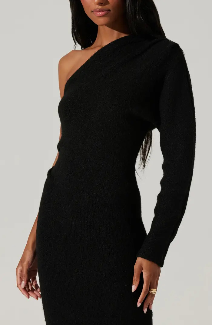 ASTR the Label Finola One-Shoulder Sweater Dress | Nordstrom | Nordstrom