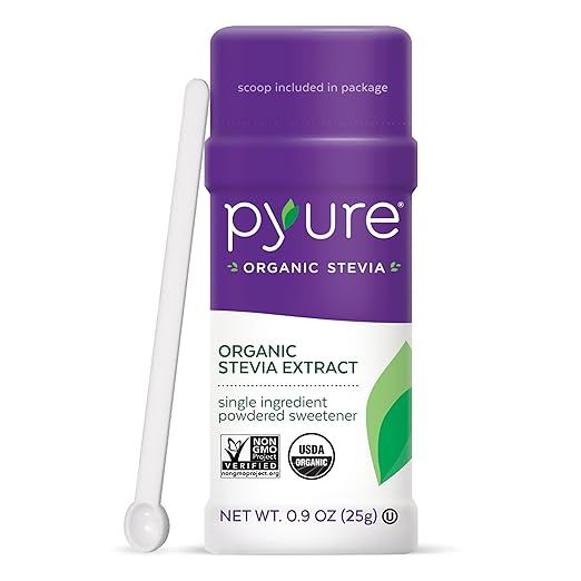 Organic Stevia Sweetener Extract Powder- 100% Stevia Leaf Extract, No Fillers, 1, 000 Servingsper... | Amazon (US)