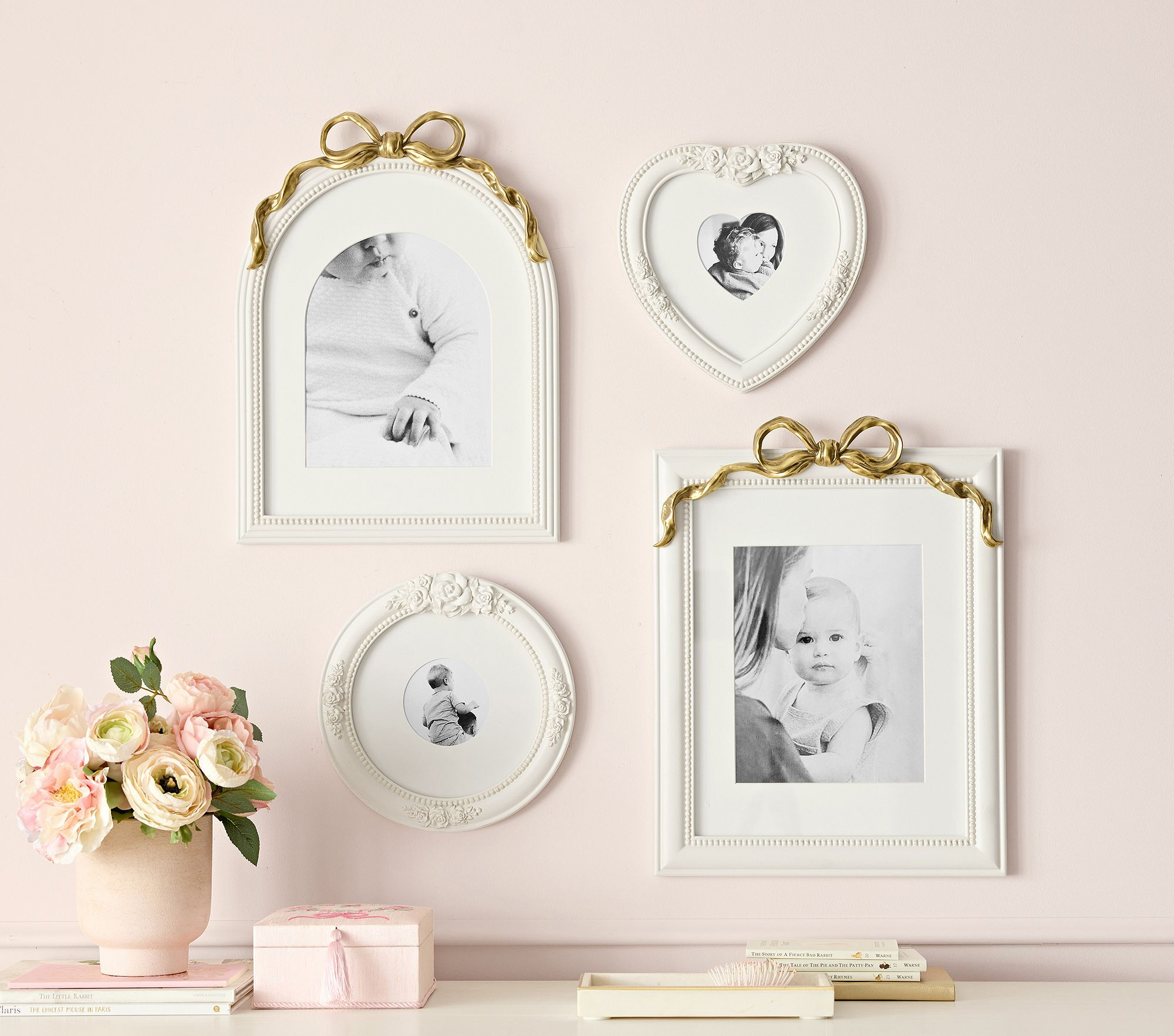 LoveShackFancy Bow Gallery in a Box, Set of 4 | Pottery Barn Kids