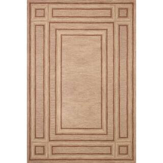 Loloi Chris Love Julia Alfie Blush / Rose 3 ft. 6 in. x 5 ft. 6 in.  Contemporary Accent Rug ALFI... | The Home Depot
