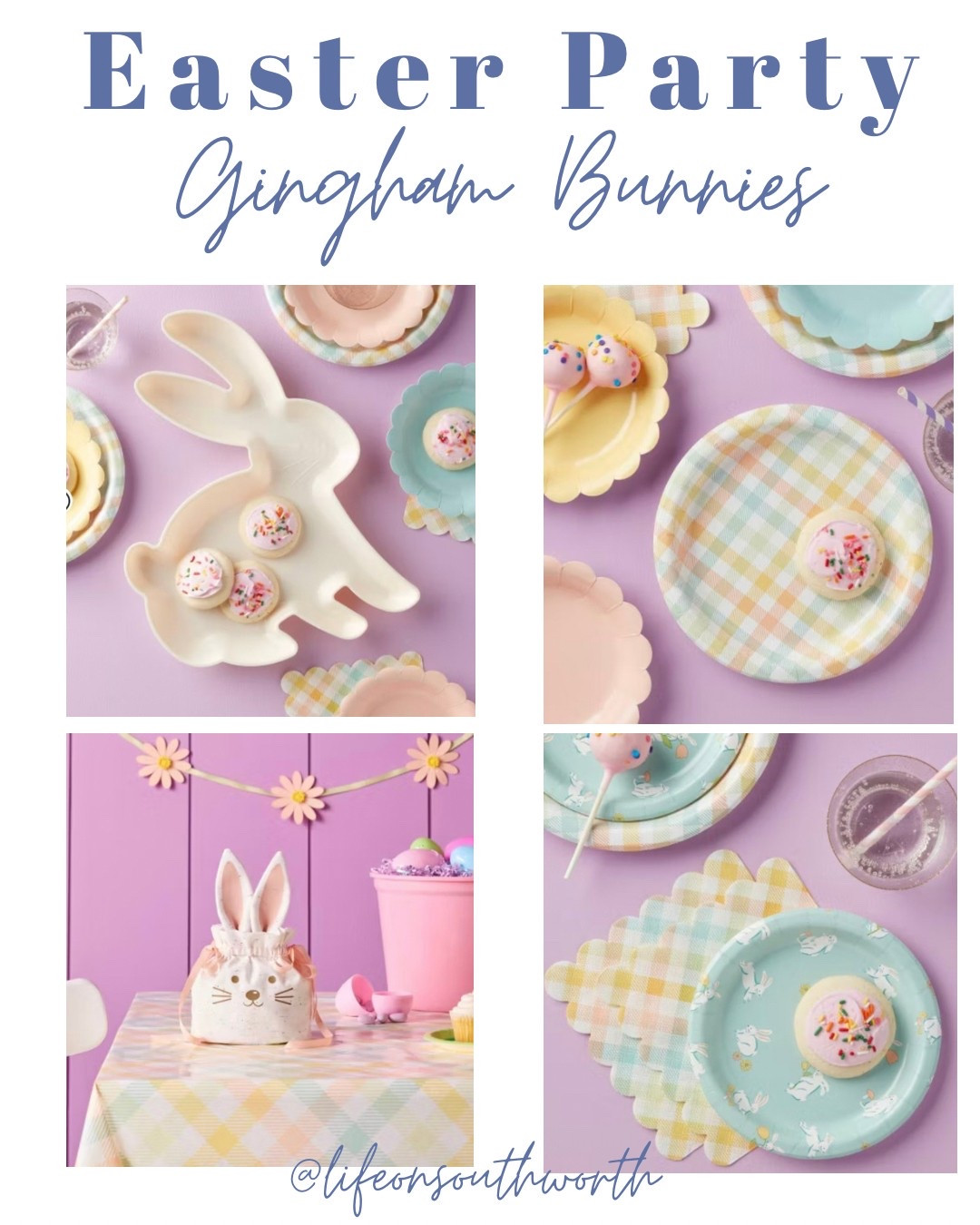 You can have an adorable AND budget friendly party! I’m loving these sweet gingham & bunny inspired party for Easter or a fun spring party. This would totally be cute for a “somebunny is turning__ party” So classic & fun! 

#LTKParties #LTKSeasonal #LTKFamily