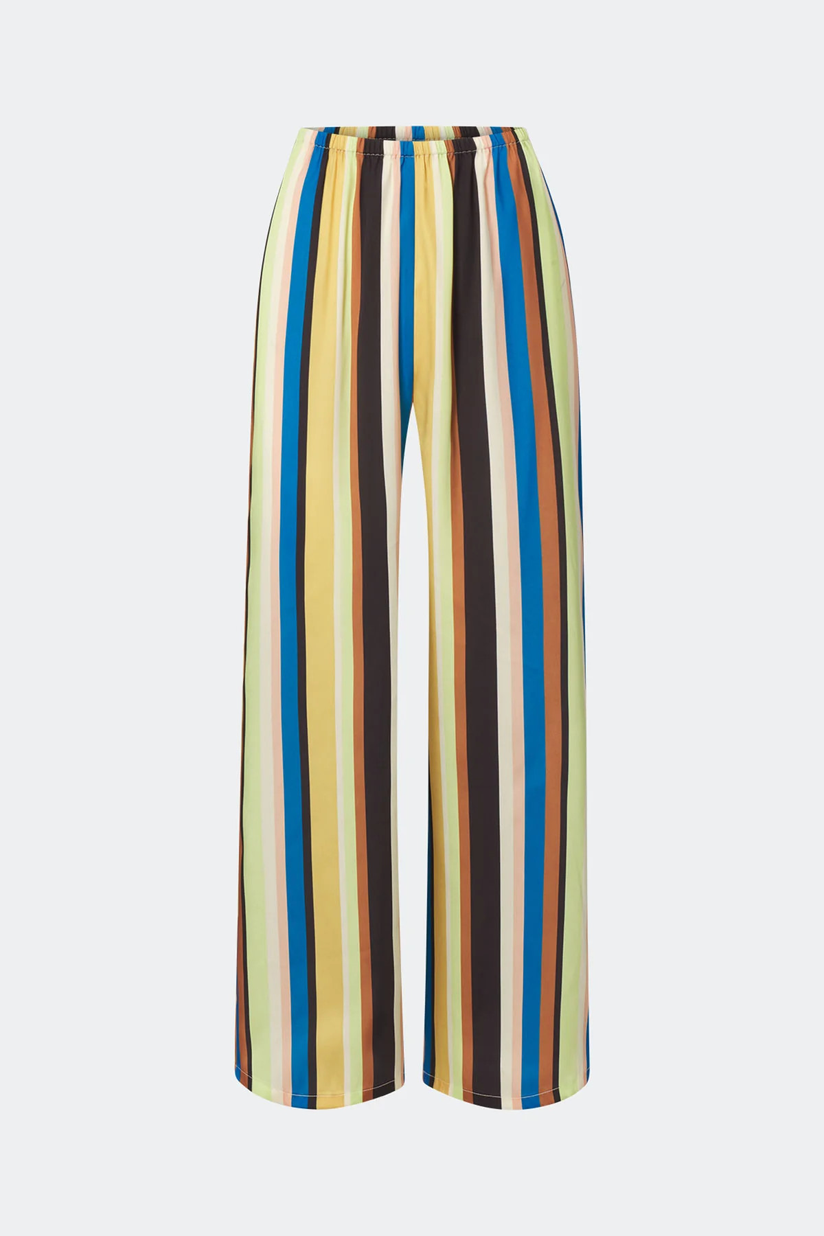 Nella Wide Leg Pant In Ocean Stripe | Simon Miller