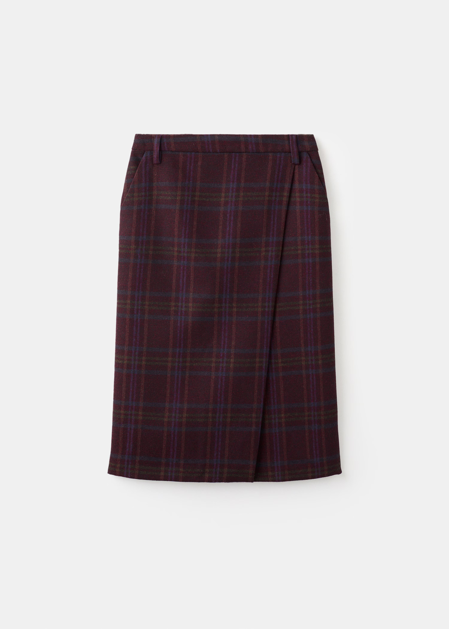 Check wrap skirt | Mango (US/MX/AU)