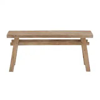 Brown Mahogany Rustic Bench | Michaels Stores