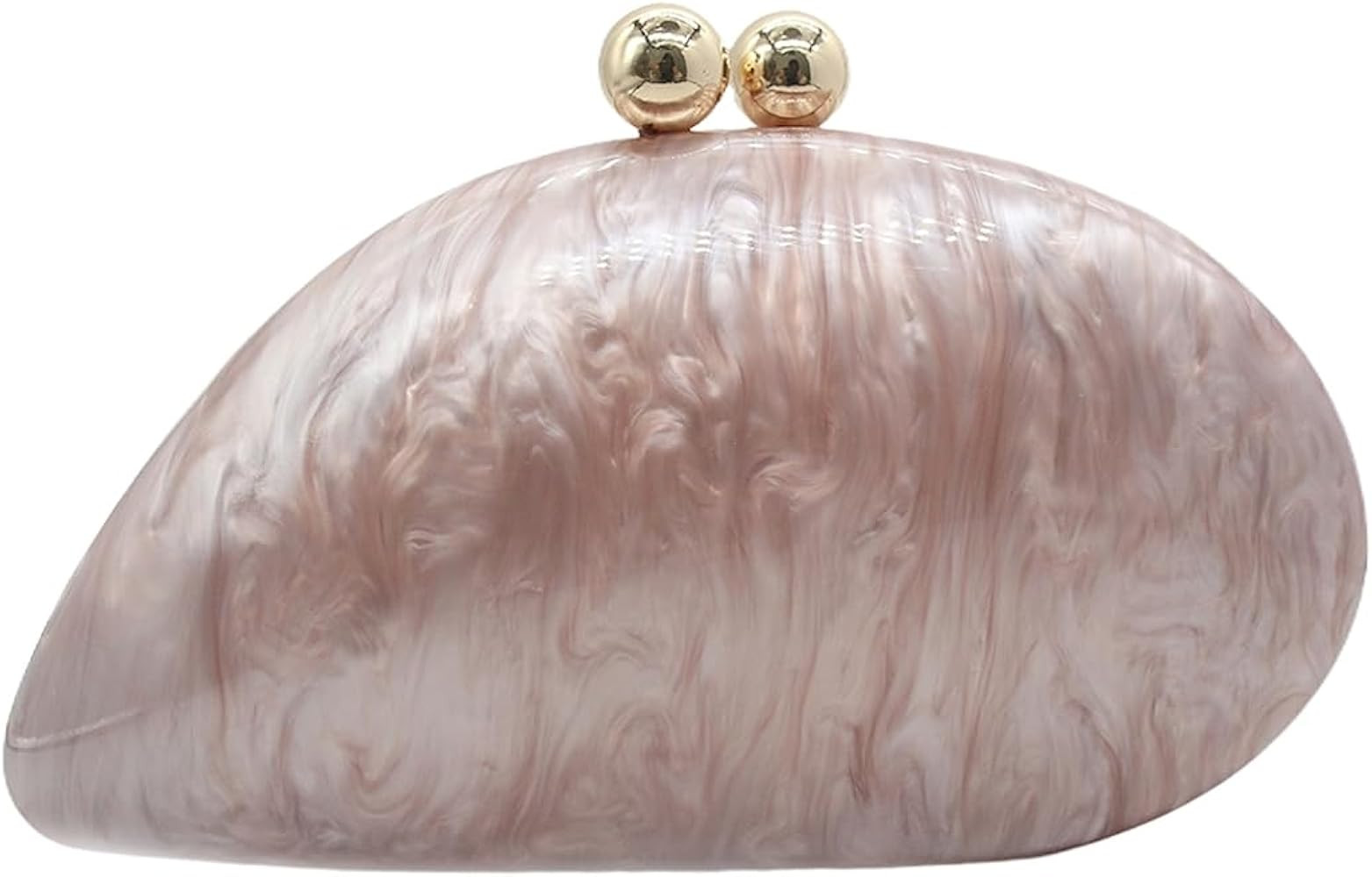 UMREN Seashell Chain Shoulder Bag for Women Acrylic Evening Clutch Bag Glitter Marble Purse Handb... | Amazon (US)