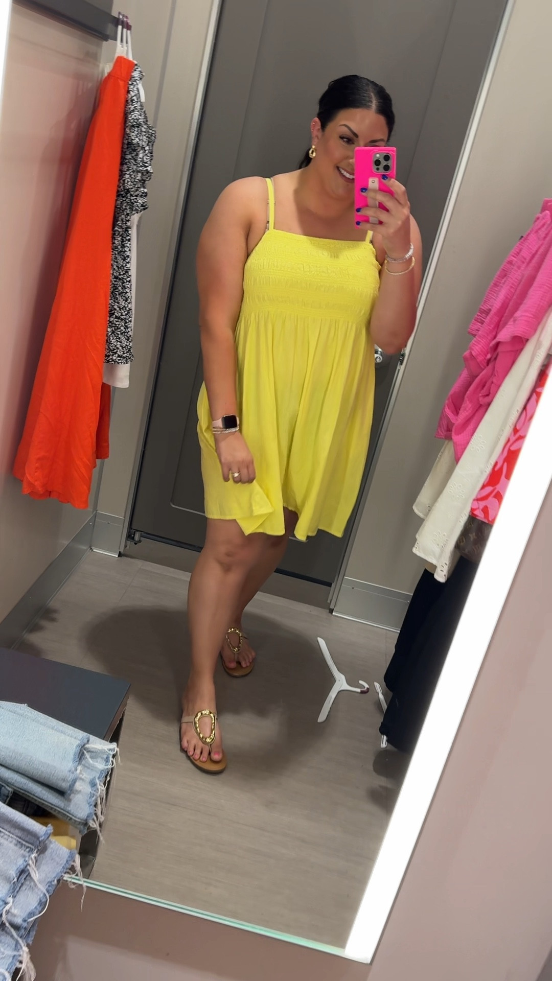 Wearing an XL in this dress but it’s super smocked and stretchy so I could probably do a L! 

#LTKMidsize #LTKSaleAlert #LTKFindsUnder50